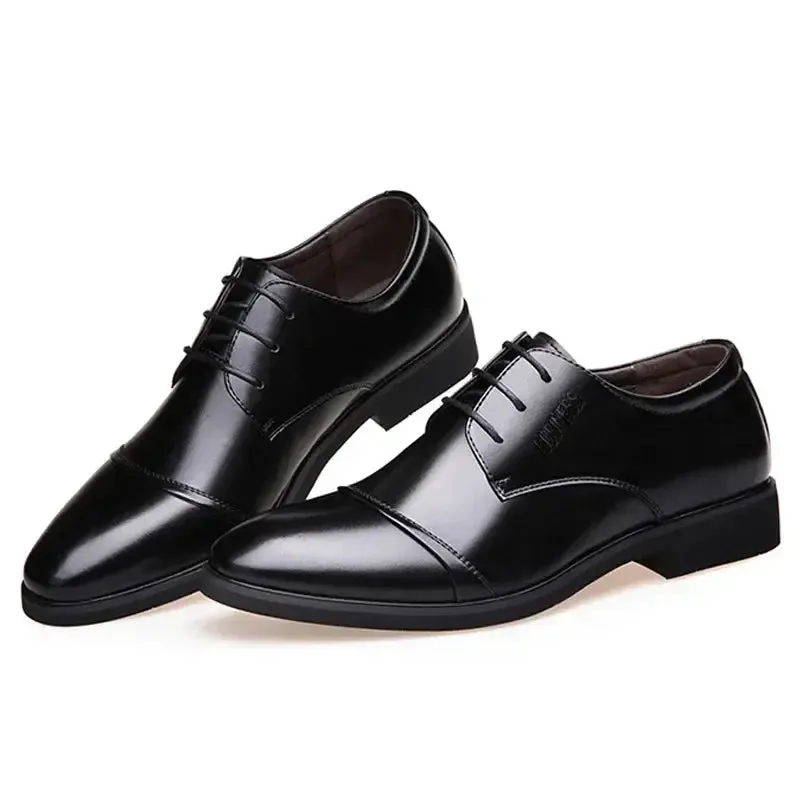 2025 Handcrafted Mens Oxford Shoes Patent Calfskin Leather Brogue Dress Shoes
