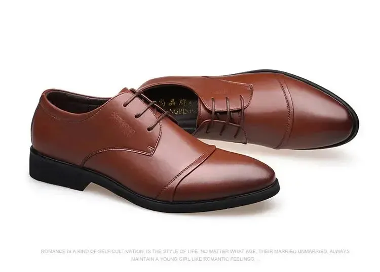 2025 Handcrafted Mens Oxford Shoes Patent Calfskin Leather Brogue Dress Shoes