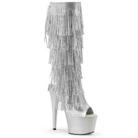7" Open Toe Fringe Knee Boot (ADORE-2024RSF)