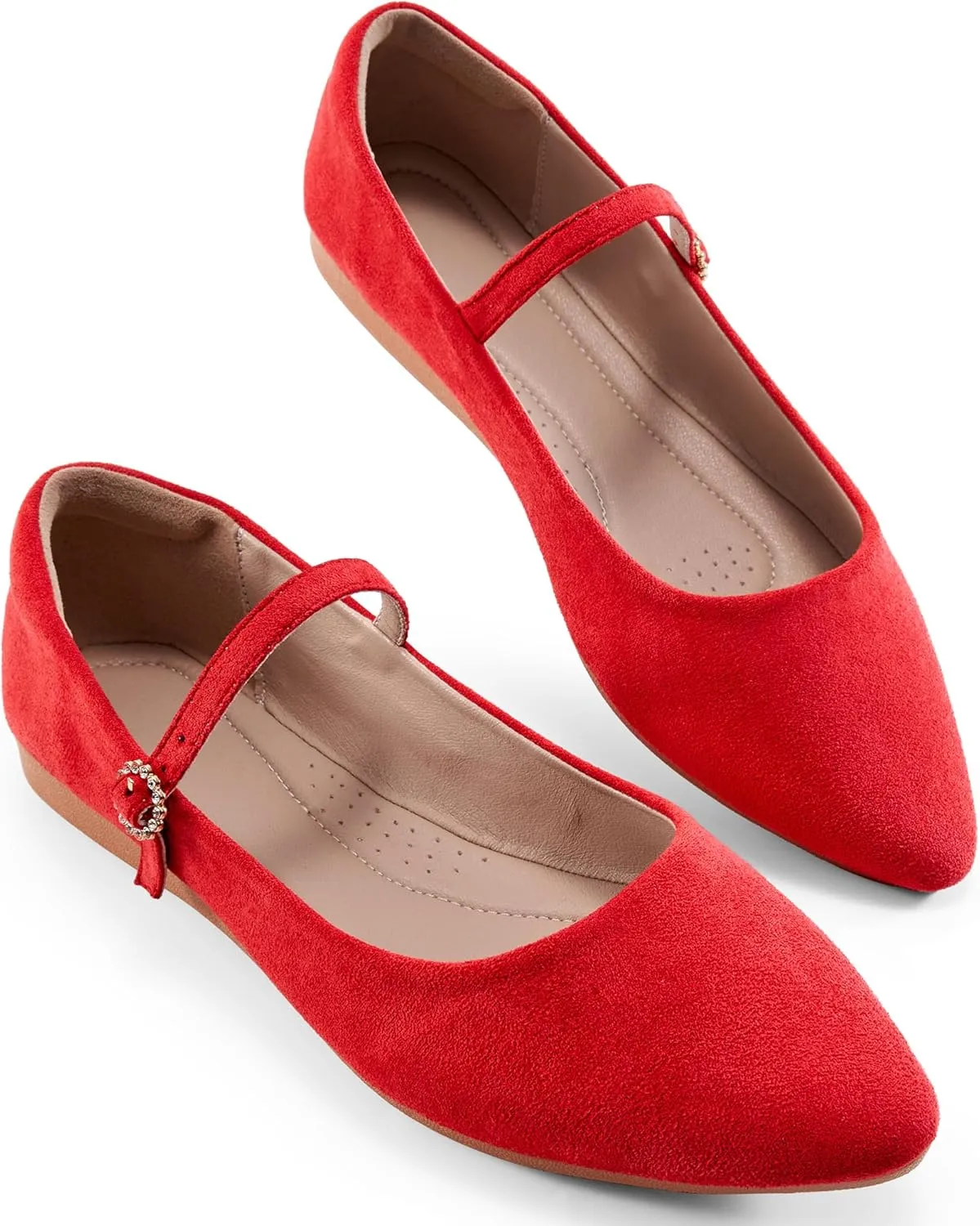 Aomigoct Ballet Flats Shoes for Women: Dressy Comfortable Wedding Flat for 2025 - Ladies Dress Casual Walking Shoe
