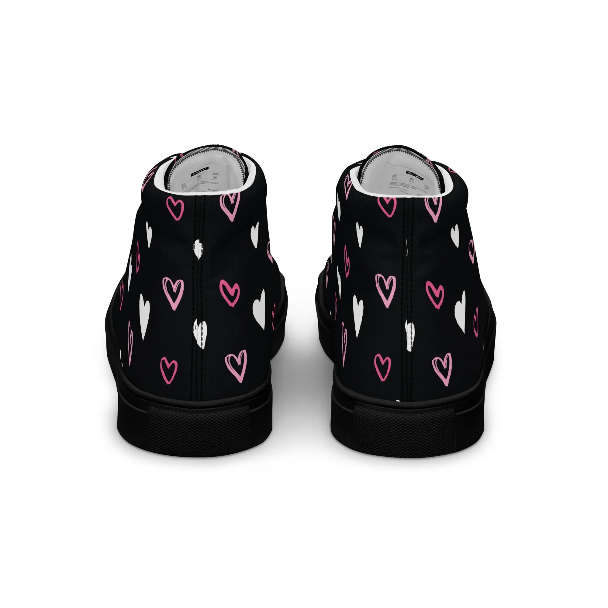 BE MY VALENTINE Women’s High Top Canvas Shoes