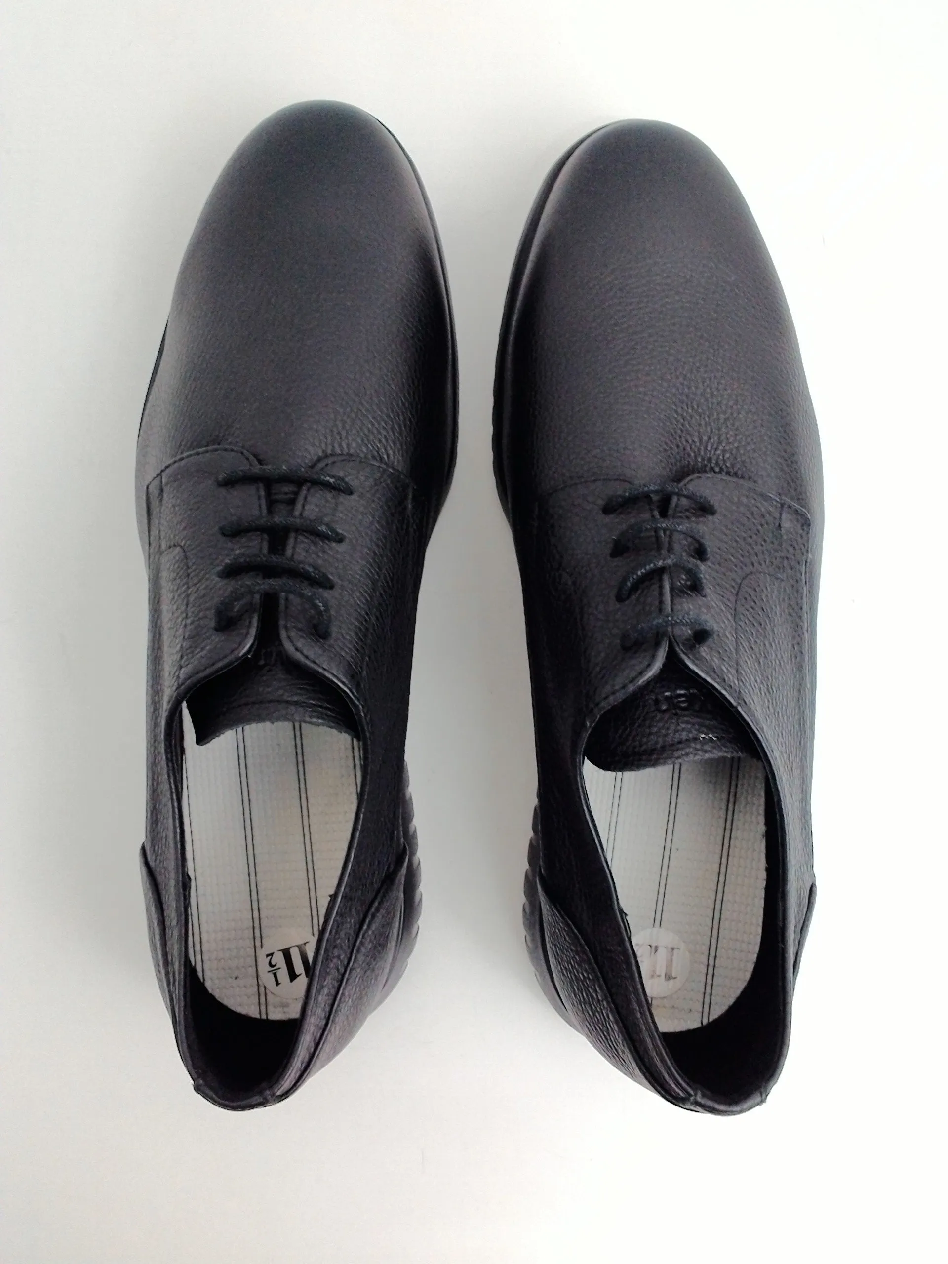 Calvin Klein Men's Oxford Sneakers Black Leather Size 11.5