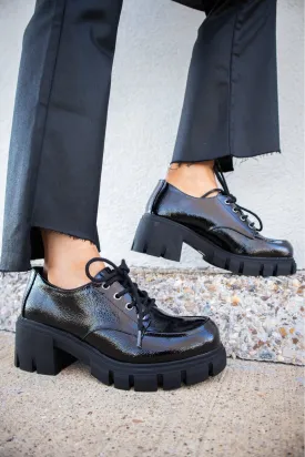 Chinese Laundry Noyz Oxford Black Patent Shoes