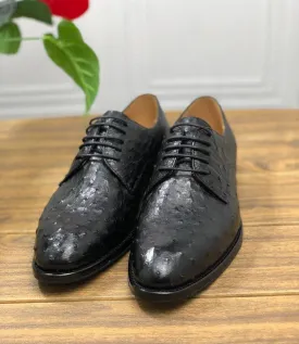 Crocodile Shoes Ostrich Leather Shoes
