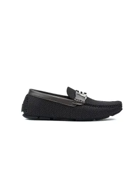 Double H Buckle Loafer Brown