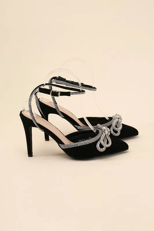 FREYA Double Bow Stiletto Heel
