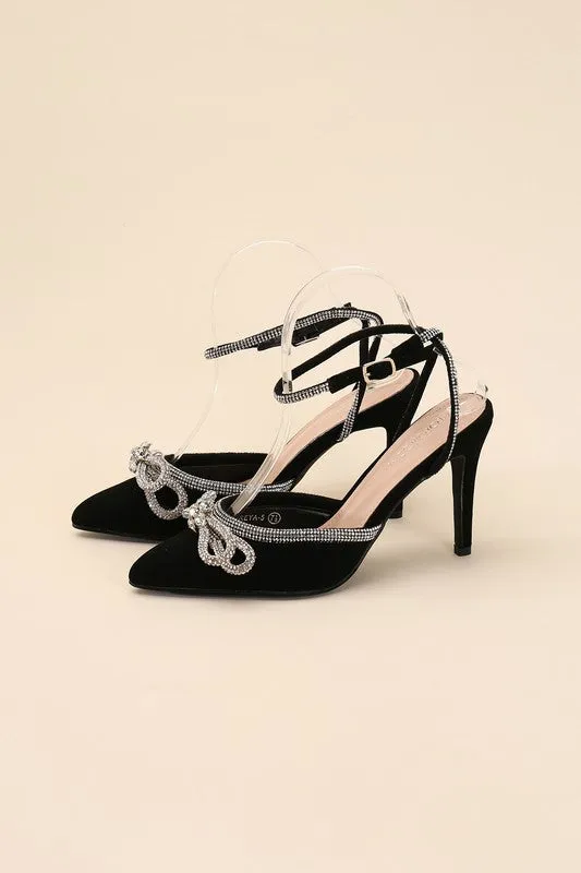 FREYA Double Bow Stiletto Heel