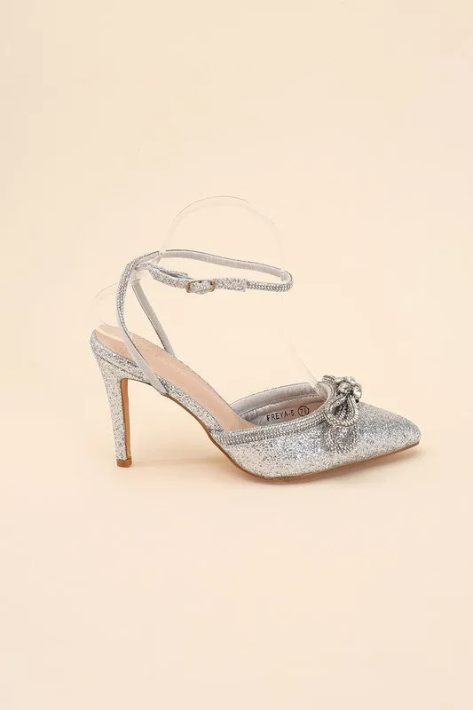 FREYA Double Bow Stiletto Heel