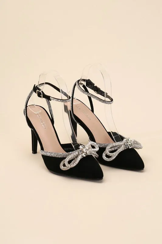 FREYA Double Bow Stiletto Heel