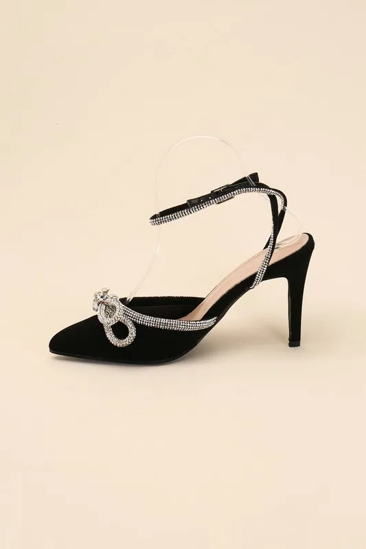 FREYA Double Bow Stiletto Heel