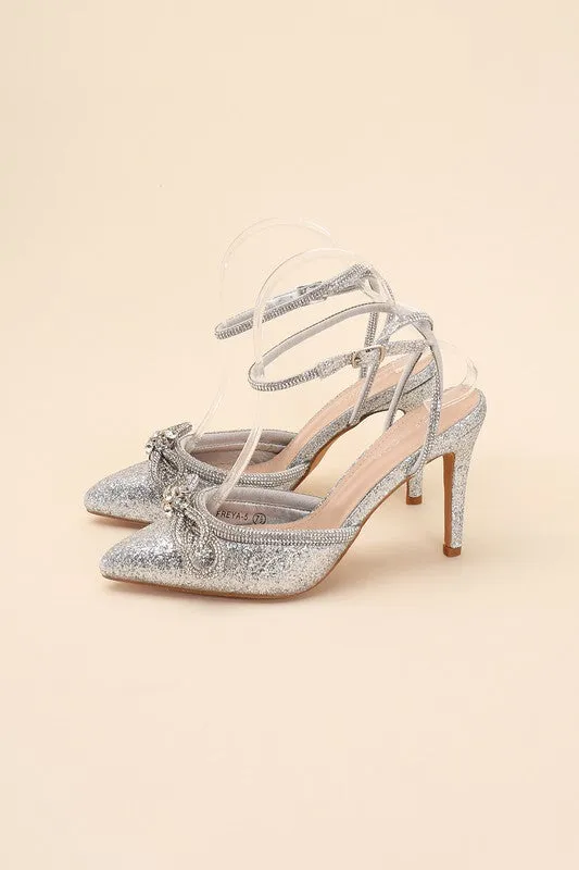 FREYA Double Bow Stiletto Heel