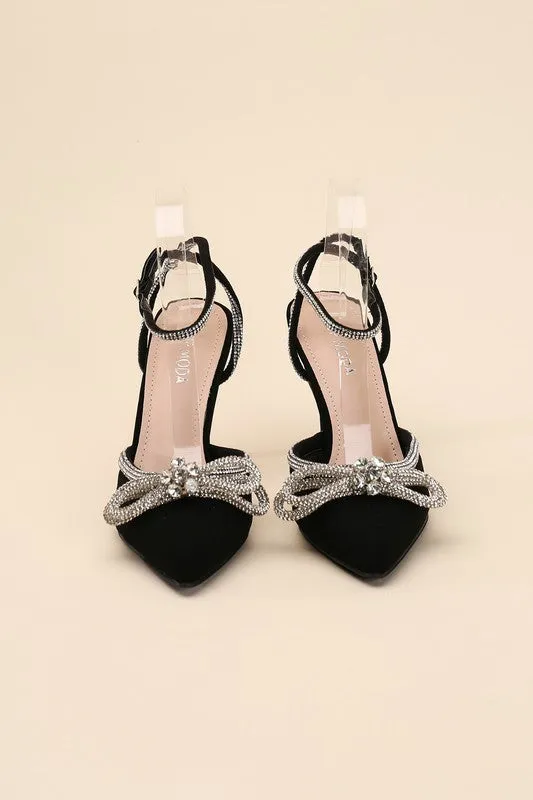 FREYA Double Bow Stiletto Heel