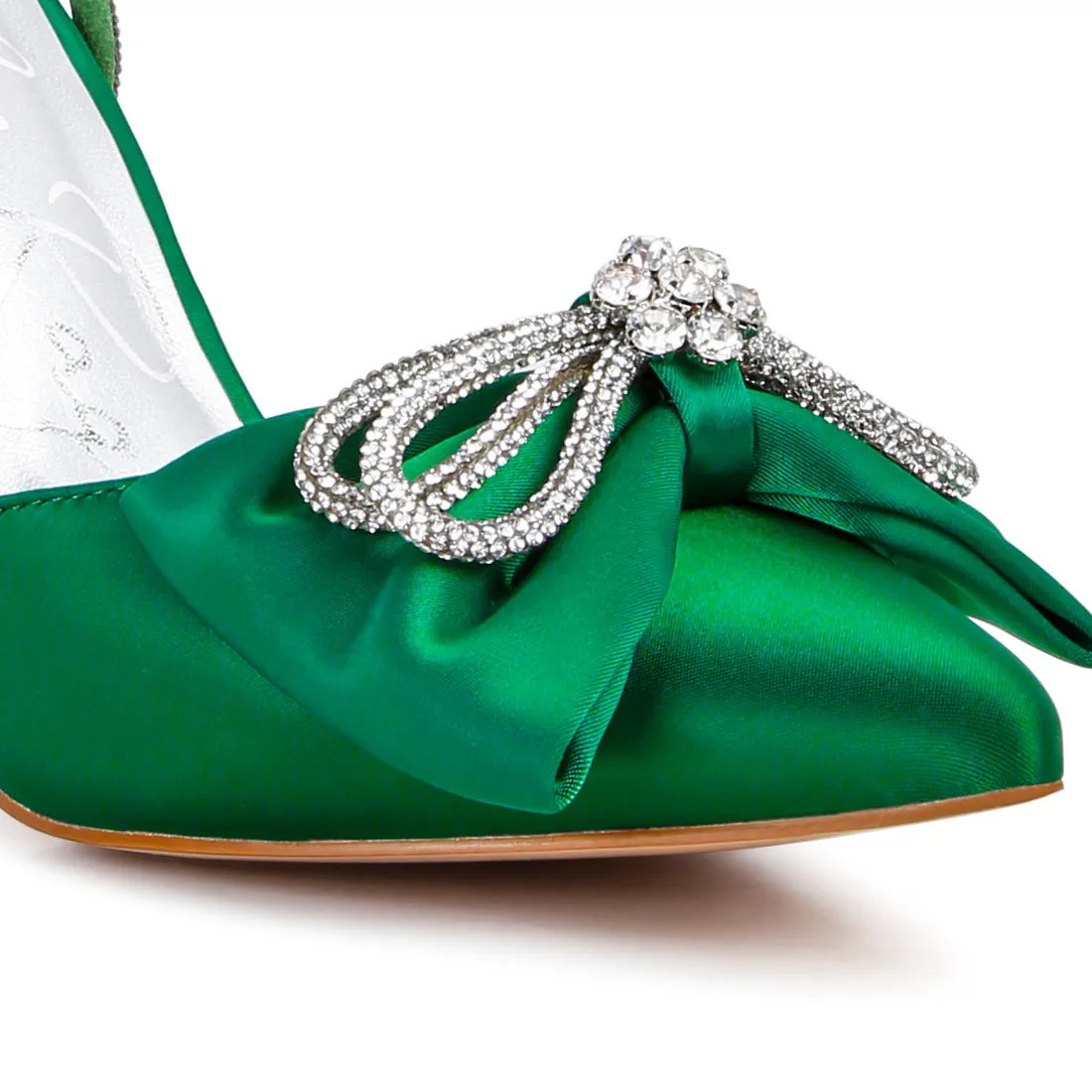 High Heeled Jewel Mule Sandals