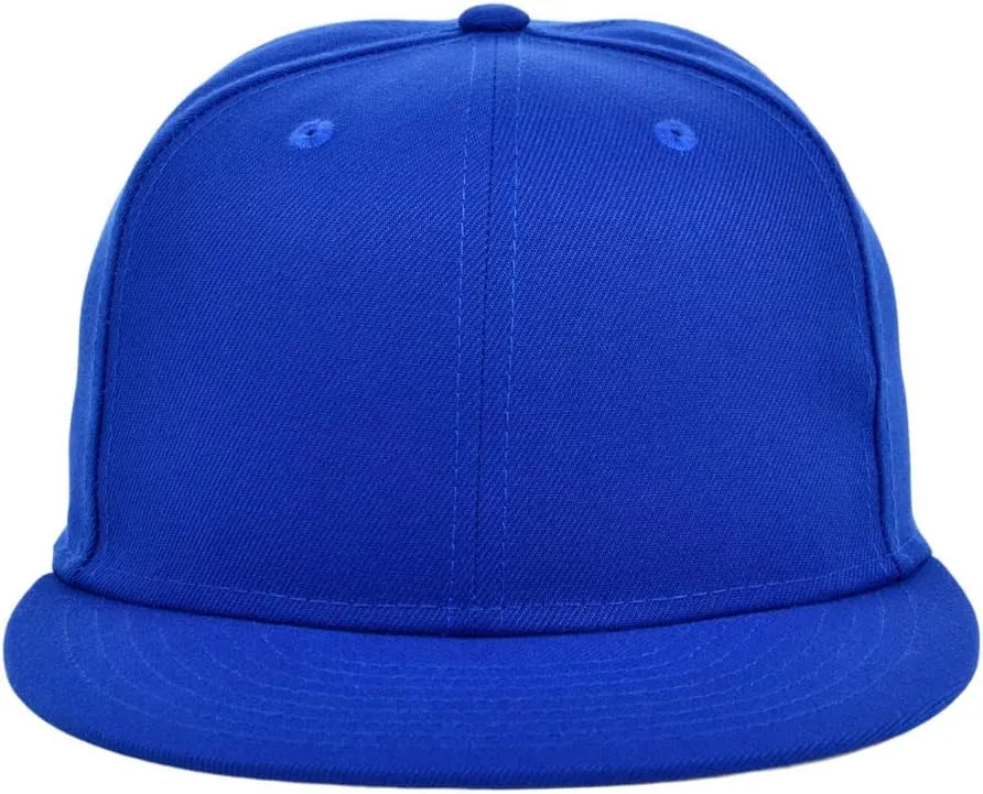 Lids Blank Premium Full Court w/Colored Under Visor Fitted Cap