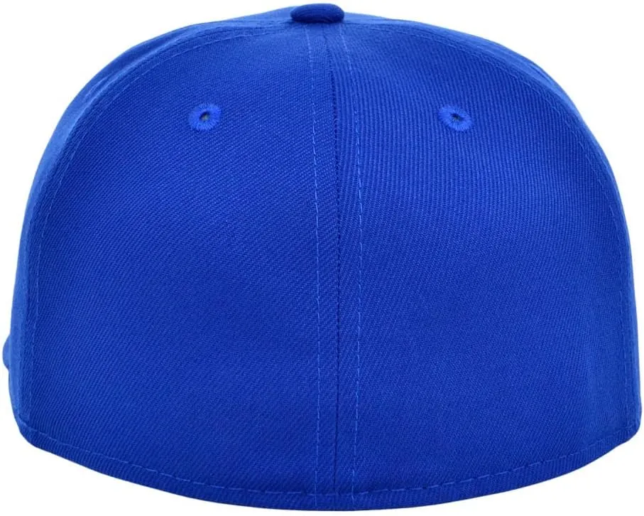 Lids Blank Premium Full Court w/Colored Under Visor Fitted Cap