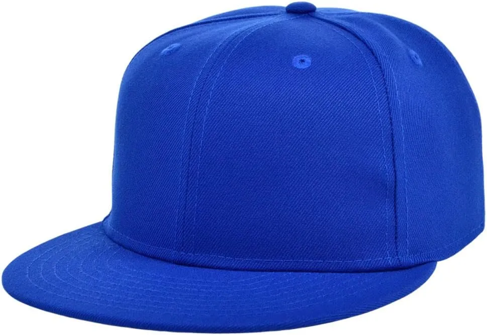 Lids Blank Premium Full Court w/Colored Under Visor Fitted Cap