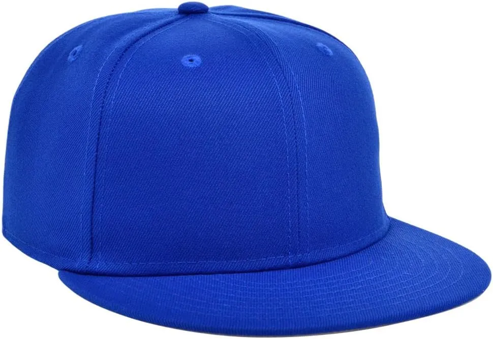 Lids Blank Premium Full Court w/Colored Under Visor Fitted Cap