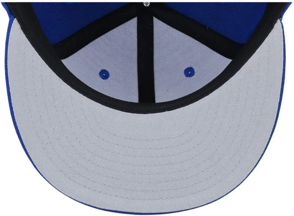 Lids Blank Premium Full Court w/Colored Under Visor Fitted Cap