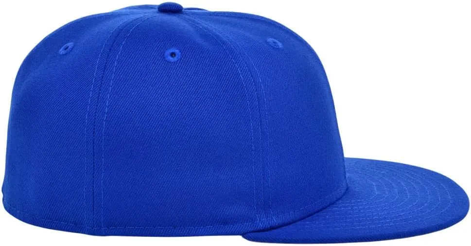 Lids Blank Premium Full Court w/Colored Under Visor Fitted Cap