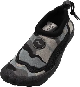 NORTY Boys 11-4 Grey/Black Camo Watershoe 38881