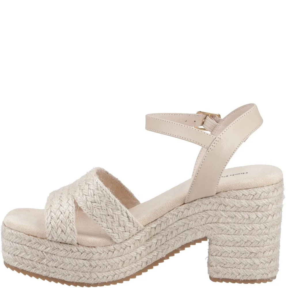 Nude Jamelia Espadrille Heel Sandals