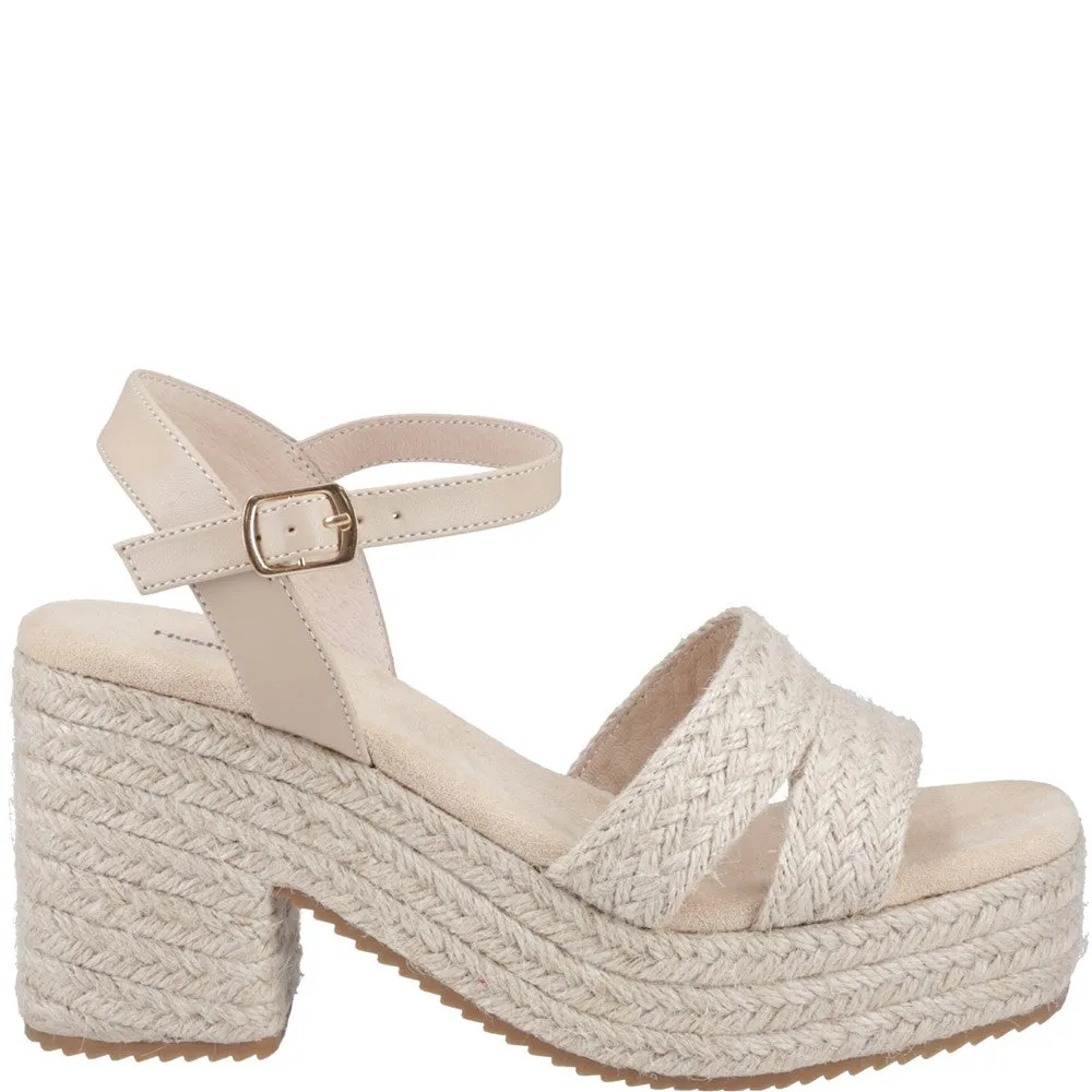 Nude Jamelia Espadrille Heel Sandals