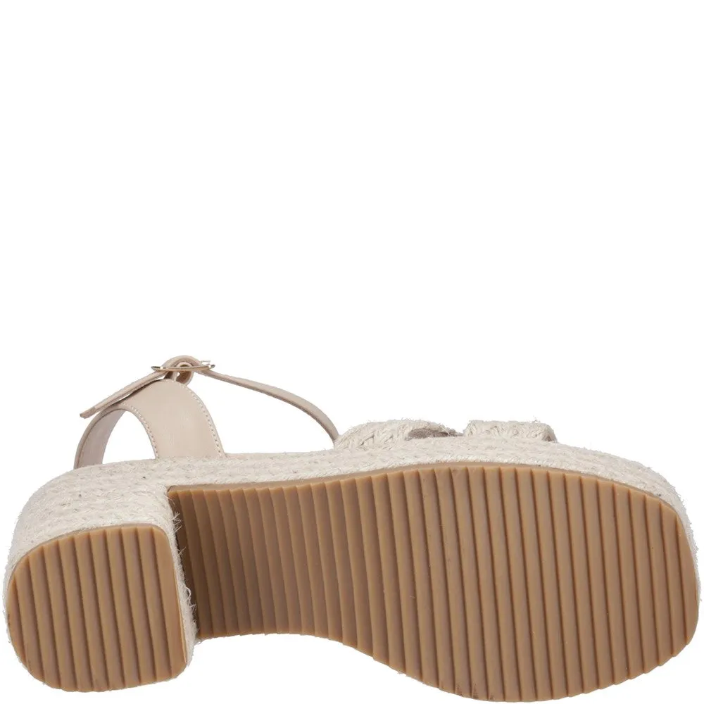 Nude Jamelia Espadrille Heel Sandals