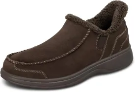 Orthofeet Men's Orthopedic Leather Vito Hands-Free Slipper