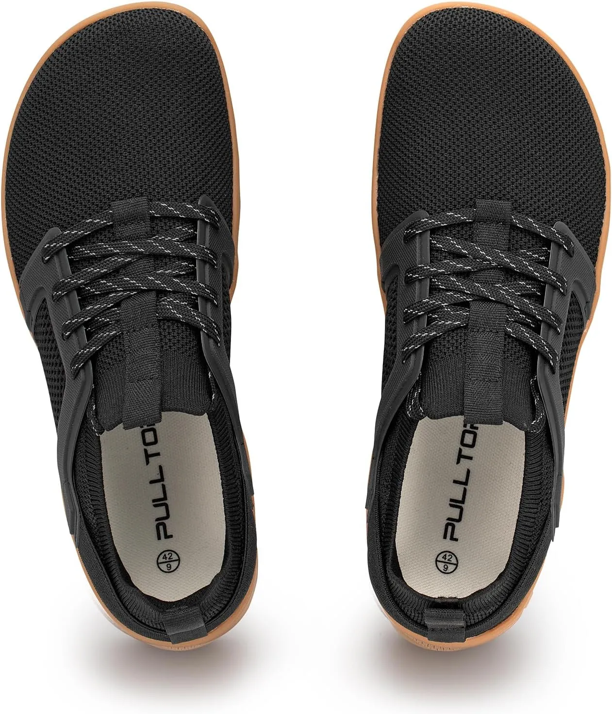 Pulltop Barefoot Trail Running Shoes for Men - Wide Toe Box | Zero Drop Sole | Minimalist Cross-Training Shoes