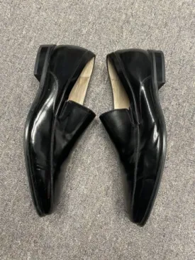 Stacy Adams Jonah Mens Black Leather Loafers Shoe Sz 14 Moc Toe Dress