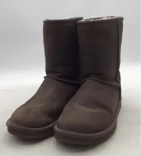 UGG Women's Classic Short II 10056093 Brown Mid-Calf Snow Boots - Size 9