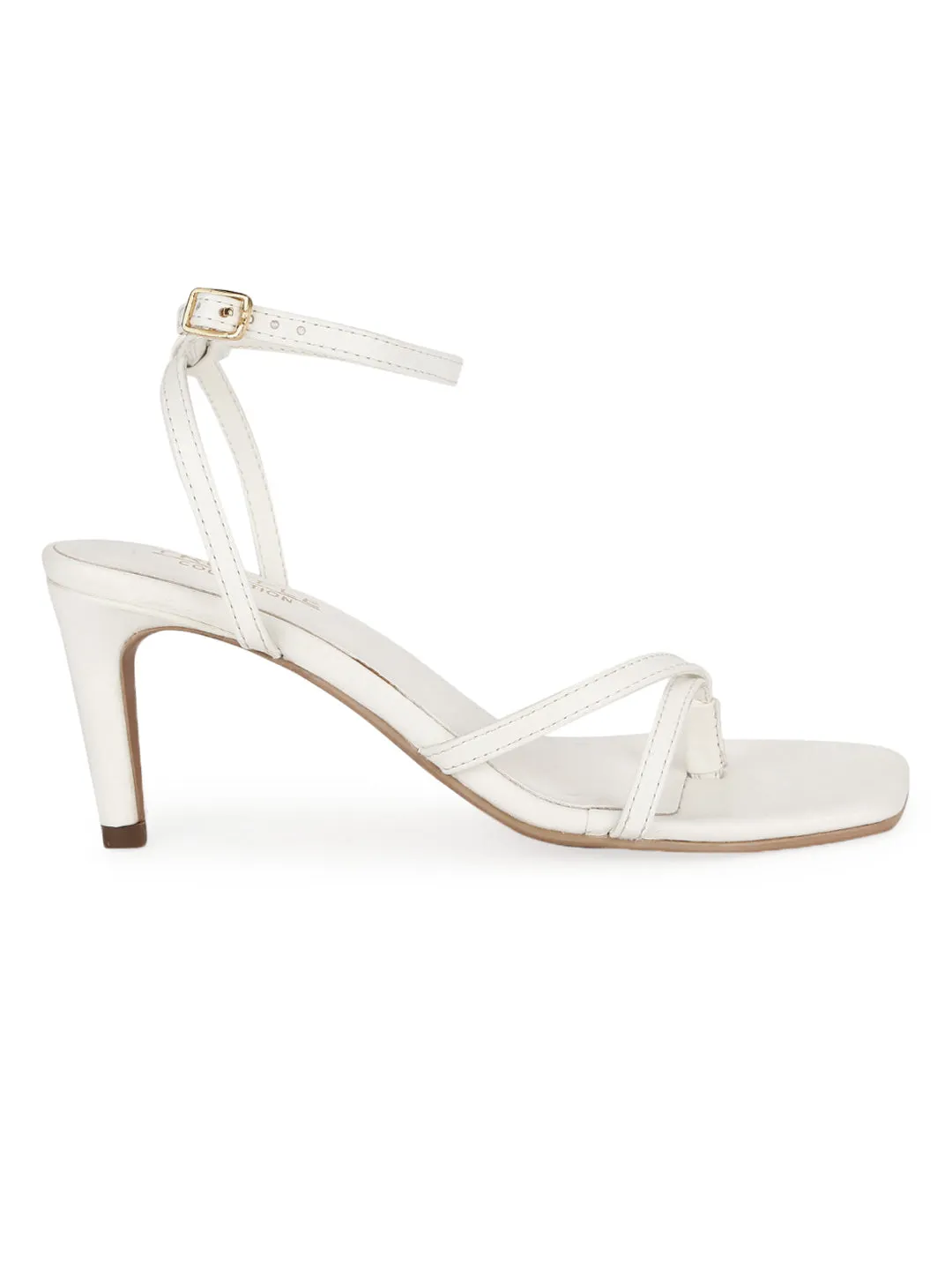 White PU Strappy Stiletto Sandals (TC-ST-1234-WHTPU)