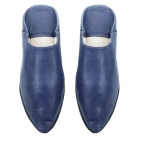 Women Moroccan Slipper in Navy Blue