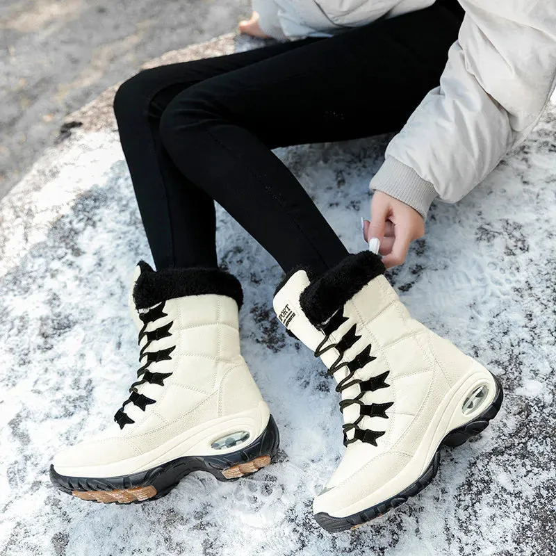 Women's Winter High Quality Mid-Calf Waterproof Snow Boots