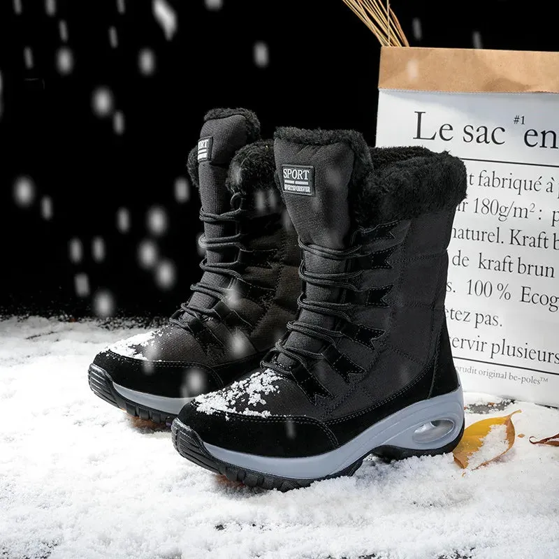 Women's Winter High Quality Mid-Calf Waterproof Snow Boots