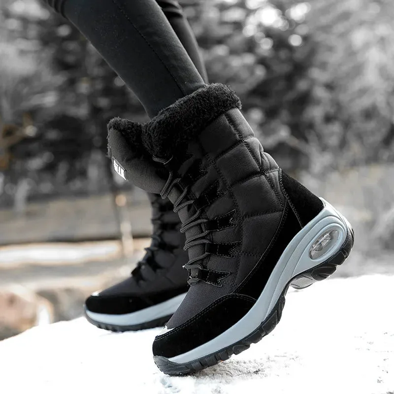 Women's Winter High Quality Mid-Calf Waterproof Snow Boots