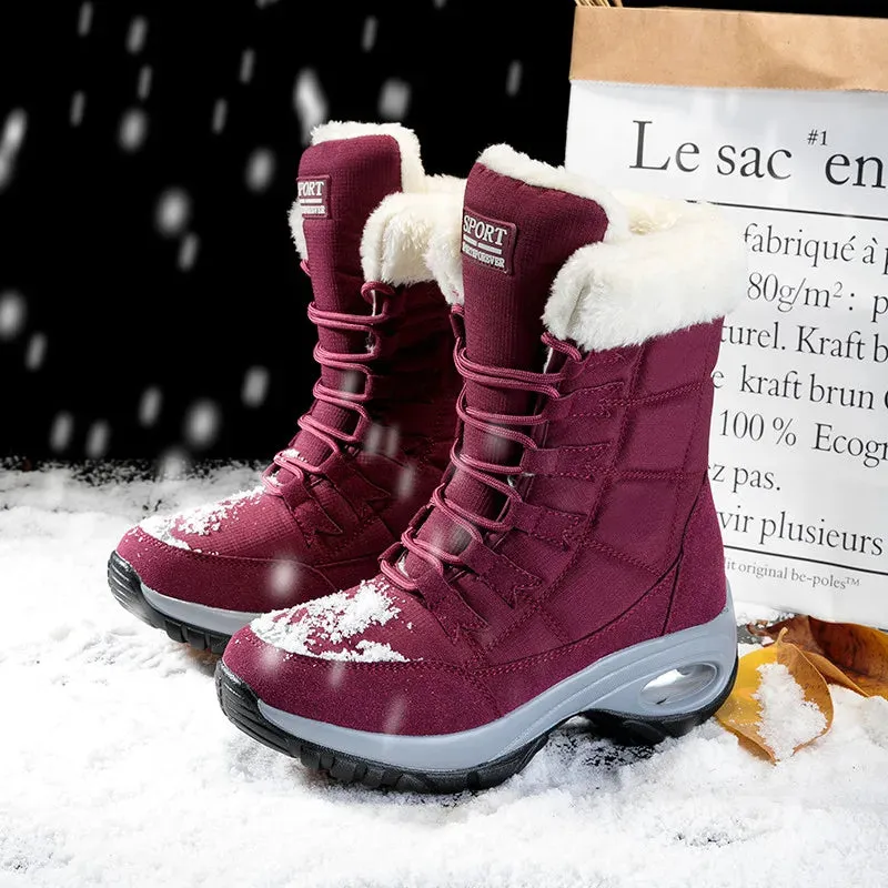Women's Winter High Quality Mid-Calf Waterproof Snow Boots